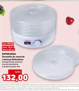 Kaufland ESPERANZA Suszarka do owoców i warzyw Delicatese oferta
