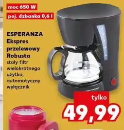 Kaufland ESPERANZA Ekspres przelewowy Robusta oferta