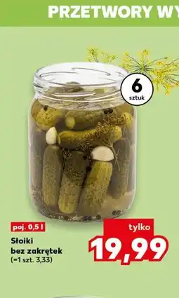 Kaufland Słoiki bez zakrętek poj oferta