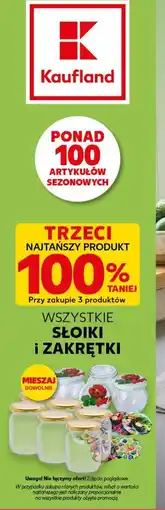 Kaufland Wszystkie słoiki i zakrętki oferta
