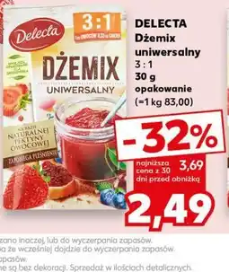 Kaufland DELECTA Dżemix uniwersalny 3:1 oferta