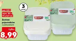 Kaufland BranQ Zestaw pojemników z pokrywkami oferta