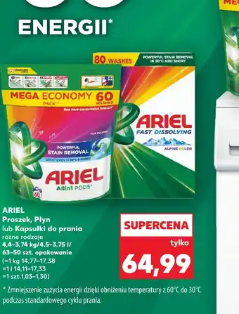 Kapsułki do prania Ariel