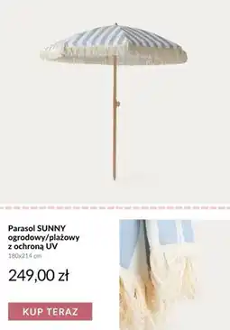 Homla Parasol ogrodowy plażowy Sunny z ochroną UV 180x214 cm oferta