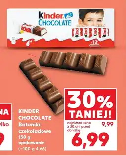 Kaufland Batoniki Kinder Chocolate oferta