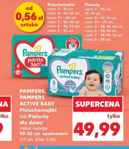 Kaufland Pieluchomajtki Pampers oferta