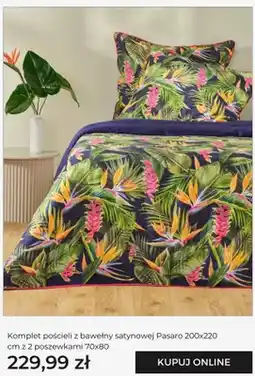 Home&You Komplet pościeli z bawełny satynowej Pasaro oferta