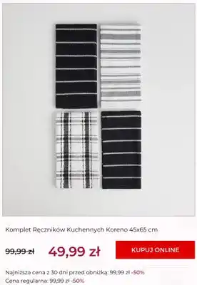 Komplet ręczników kuchennych home&you Koreno 45x65 cm