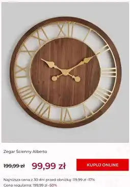 Home&You Zegar ścienny Alberto home&you oferta
