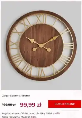 Zegar ścienny Alberto home&you