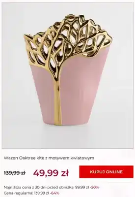 Wazon Oaktree kite z motywem kwiatowym home&you