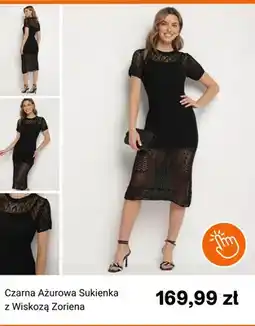 Born2be Sukienka czarna ażurowa z wiskozą Zoriena Born2be oferta