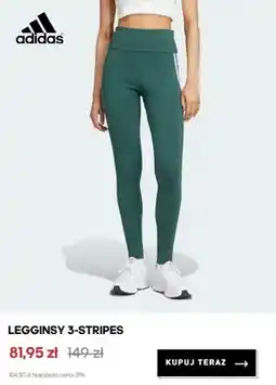 Adidas Legginsy Adidas 3-Stripes oferta