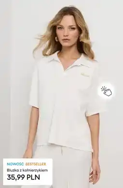 Sinsay Bluzka damska z kołnierzykiem oferta
