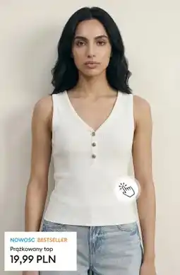 Sinsay Top prążkowany oferta
