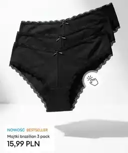 Sinsay Majtki brazilian 3-pak oferta