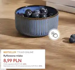 Sinsay Ryflowana miska oferta