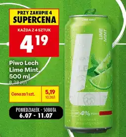 Biedronka Piwo Lech oferta