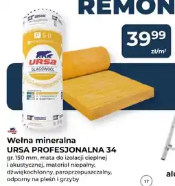 Mrówka Wełna mineralna URSA Profesjonalna 34 oferta