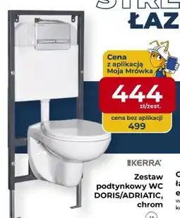 Mrówka Zestaw podtynkowy WC Kerra Doris/Adriatic oferta