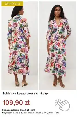 Sukienka koszulowa z wiskozy