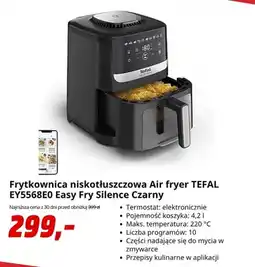 Media Markt Frytkownica niskotłuszczowa Tefal Easy Fry Silence oferta