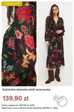 Medicine Sukienka damska midi wzorzysta oferta