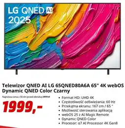 Media Markt Telewizor LG QNED AI 65 oferta