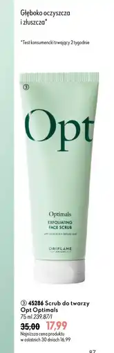 Oriflame Scrub do twarzy Optimals oferta