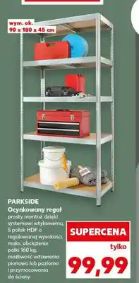 Kaufland Ocynkowany regał Parkside oferta