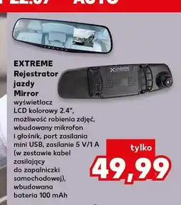 Kaufland Rejestrator jazdy Mirror Extreme oferta