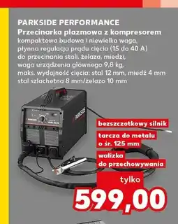 Kaufland Przecinarka plazmowa z kompresorem Parkside Performance oferta
