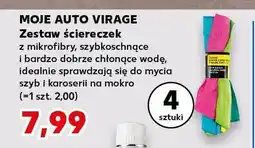 Kaufland Zestaw ściereczek z mikrofibry Moje Auto Virage oferta