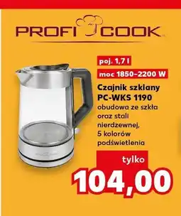 Kaufland Czajnik szklany Profi Cook oferta