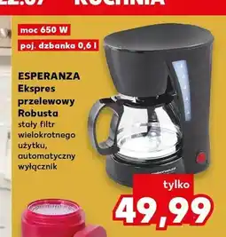 Kaufland Ekspres przelewowy ESPERANZA Robusta oferta