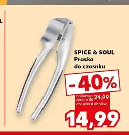 Kaufland Praska do czosnku Spice & Soul oferta