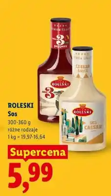 Lidl Sos Roleski 3 Peppers oferta