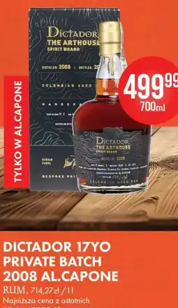 Al.Capone Rum Dictador oferta