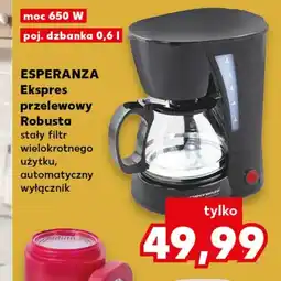 Kaufland Ekspres do kawy Esperanza oferta
