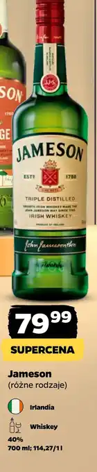 Netto Whiskey Jameson oferta