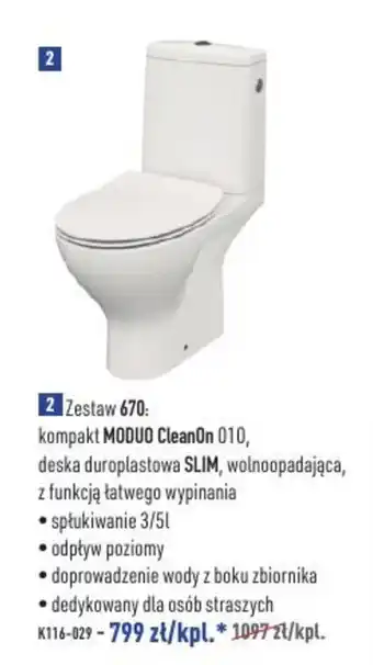 Zestaw 670: kompakt MODUO CleanOn 010