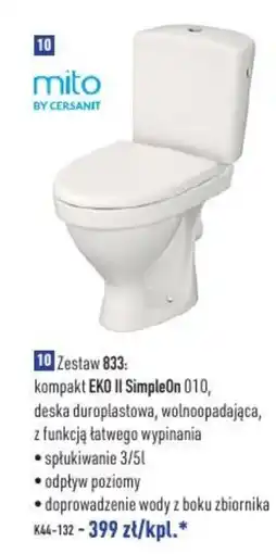 Cersanit kompakt EKO II SimpleOn 010 oferta