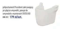 Cersanit półpostument President zakrywający przyłącze umywalki oferta