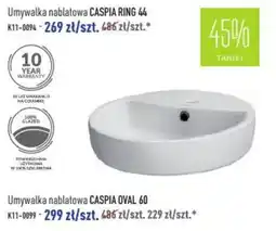 Cersanit Umywalka nablatowa CASPIA RING 44 oferta
