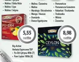DUO-TES Big-Active Herbata Expressowa TOP Pu-Erh Cytryna oferta