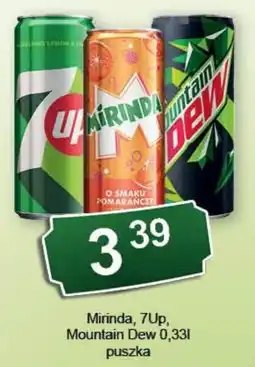 Eden Mirinda, 7Up, Mountain Dew oferta