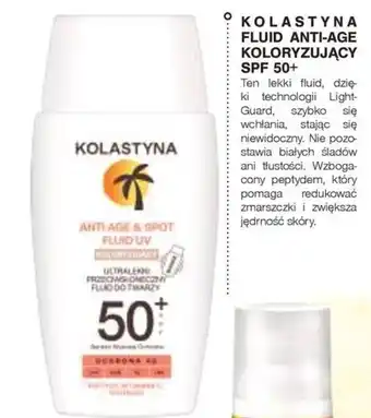 KOLASTYNA FLUID ANTI-AGE KOLORYZUJĄCY SPF 50+