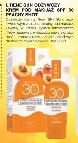 Sekret Urody Lirene Sun Odżywczy Krem Pod Makijaż SPF 30 Peachy Shot oferta