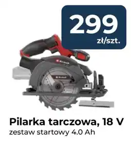 Mrówka Pilarka tarczowa, 18 V zestaw startowy 4.0 Ah oferta