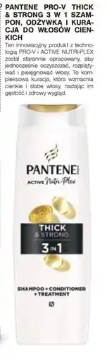 Sekret Urody Pantene Pro-V Thick & Strong 3 w 1 Szampon, Odżywka i Kuracja do Włosów Cienkich oferta